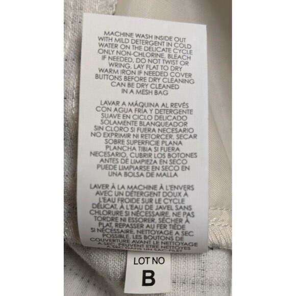 Women's CABI # 3173 Windowpane Plaid Black & White Jacket XS - Picture 13 of 13